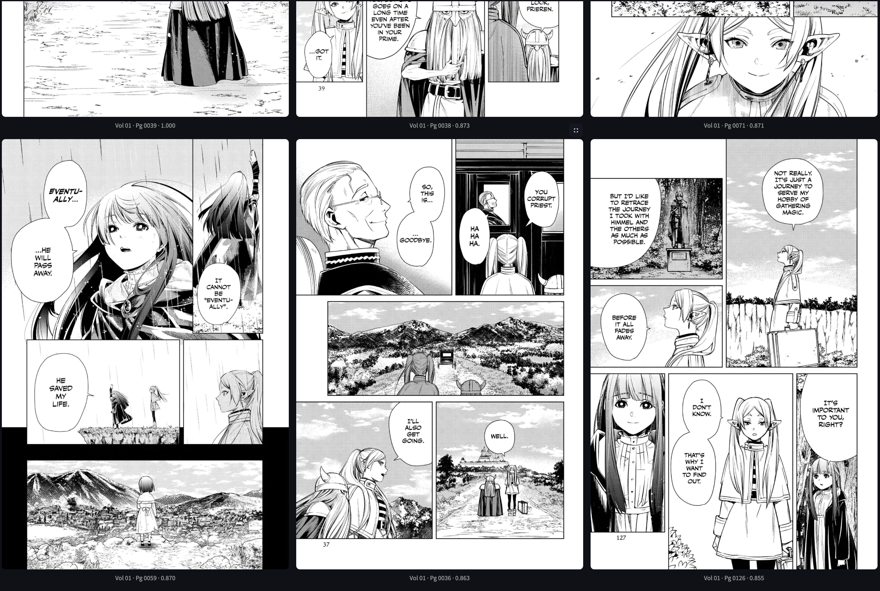 Image 6: Remaining of Image 5 (Page number and similarity scores are below of images)